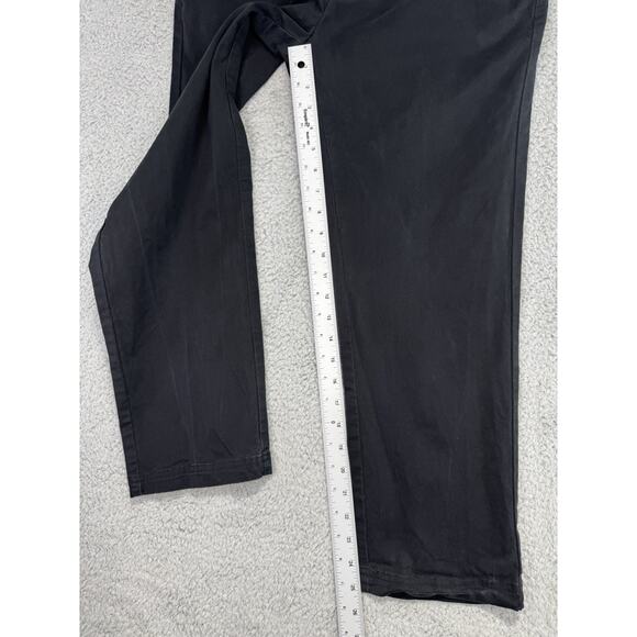 I Love Ugly ILU Pants Men's Large 33x25 Black Regular Fit Stretch Cotton - Picture 8 of 14